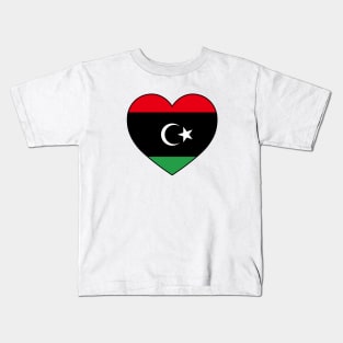 Heart - Libya Kids T-Shirt